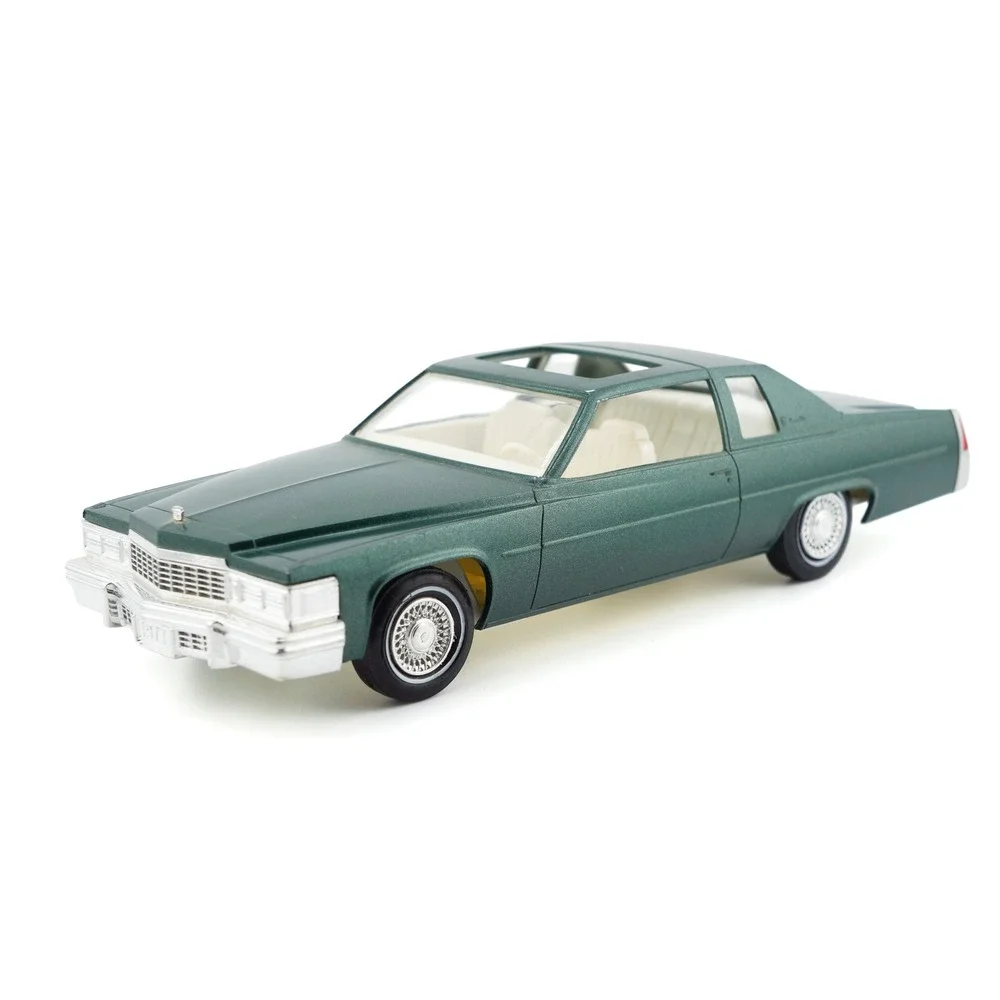 1977 Cadillac Coupe DeVille Jo Han Dealer Promo Model Car Edinburgh Green 70s
